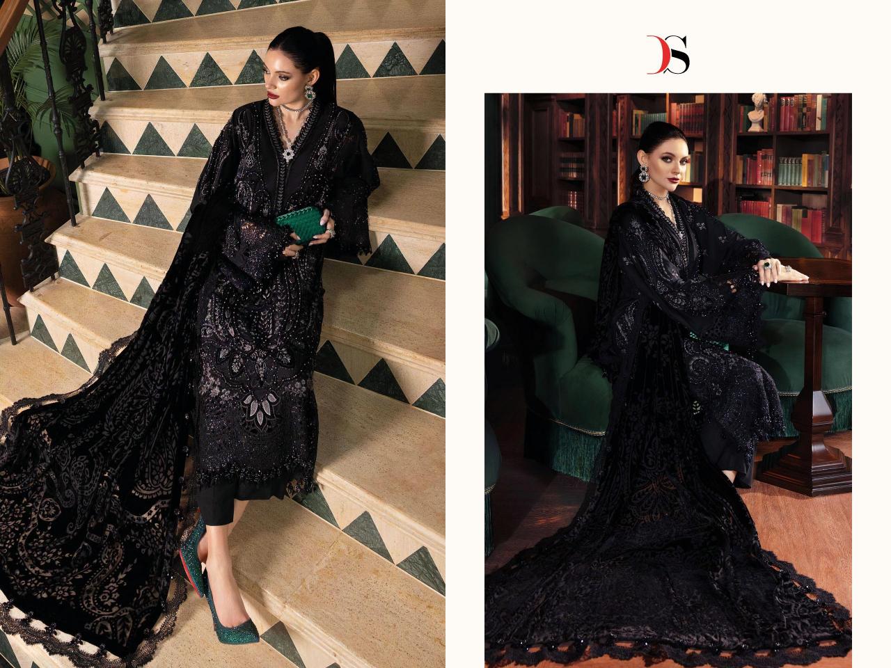 Deepsy Mariab Luxe 25 vol 2 catalog Cotton Dupatta wholesale pakistani suits in mumbai