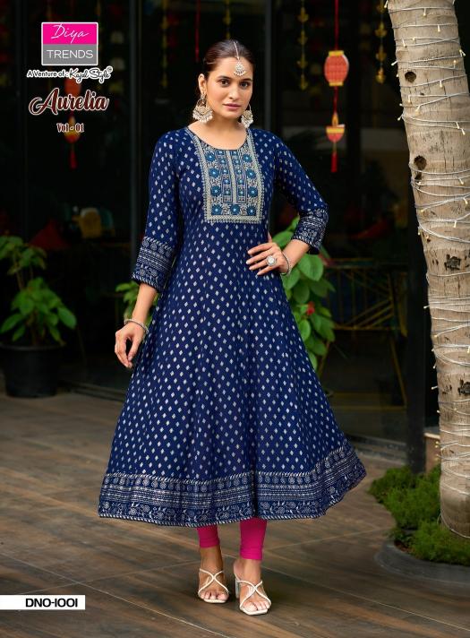 Diya Trends Aurelia Vol 1 catalog w kurtis wholesale
