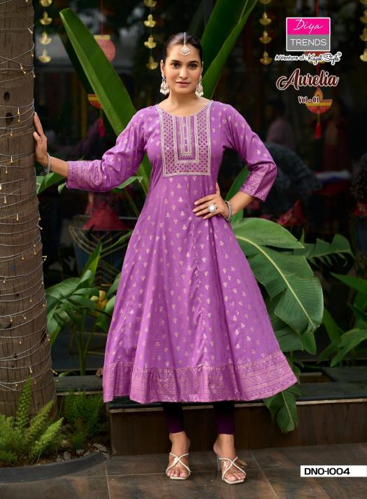 Diya Trends Aurelia Vol 1 catalog w kurtis wholesale