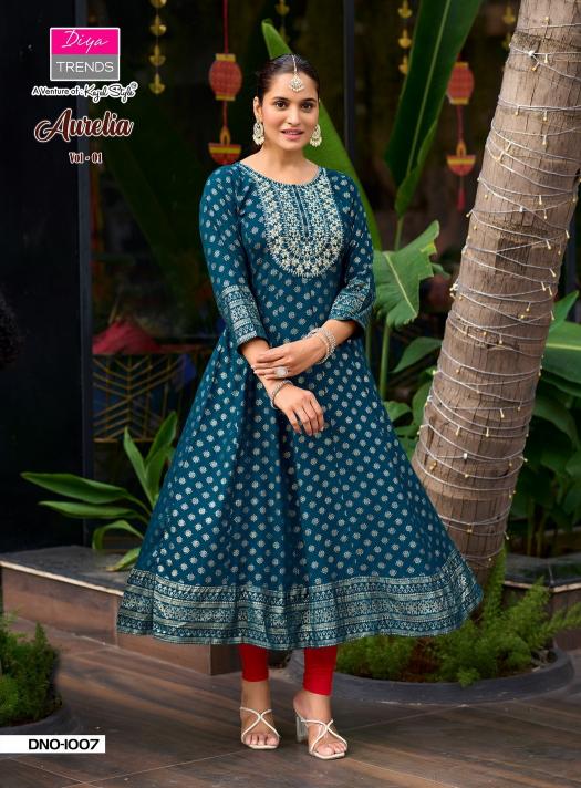 Diya Trends Aurelia Vol 1 catalog w kurtis wholesale