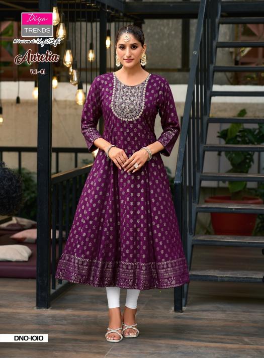 Diya Trends Aurelia Vol 1 catalog w kurtis wholesale