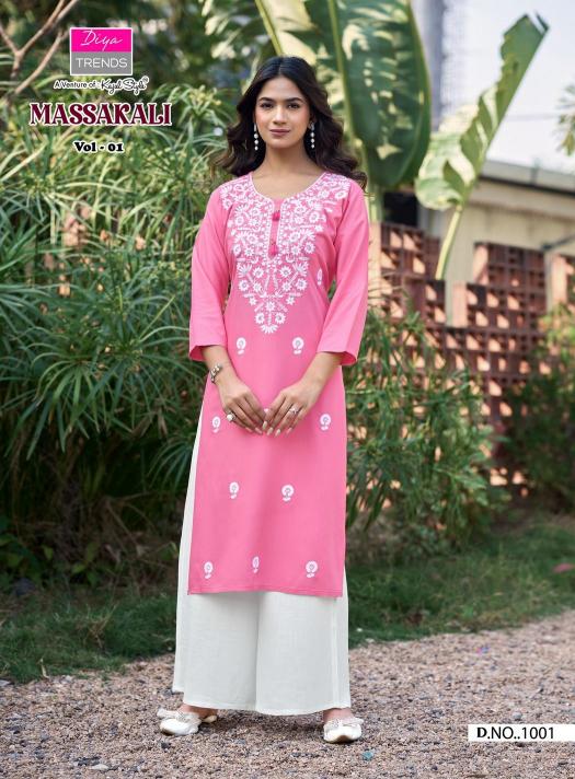 Diya Trends Massakali Vol 1 catalog readymade kurti wholesale market in surat
