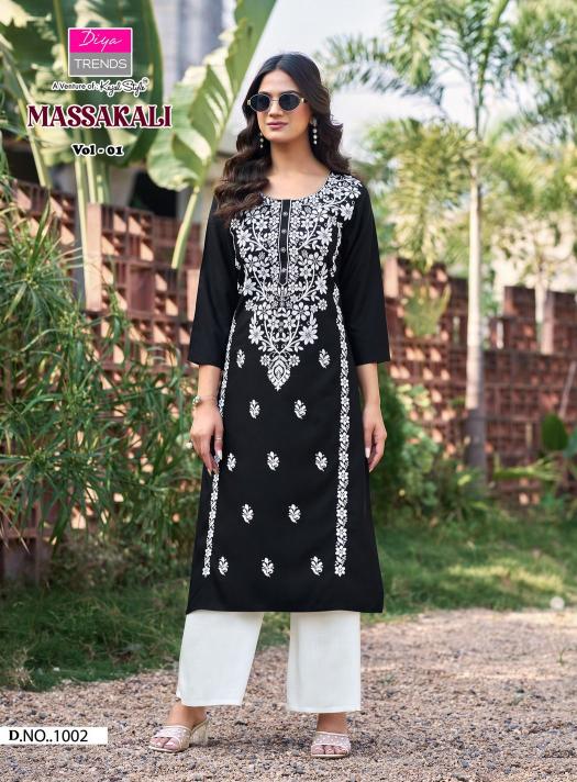 Diya Trends Massakali Vol 1 catalog readymade kurti wholesale market in surat
