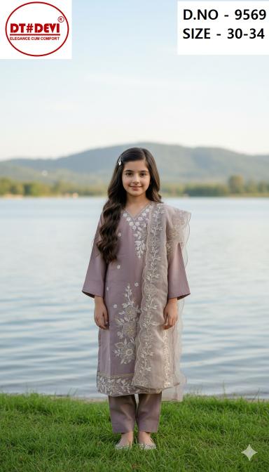 Dt Devi 9569 catalog kids wear surplus wholesale delhi
