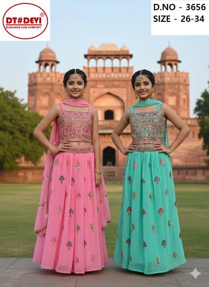 Dt Devi Arya 3656 Catalog branded kids wear wholesale blogspot