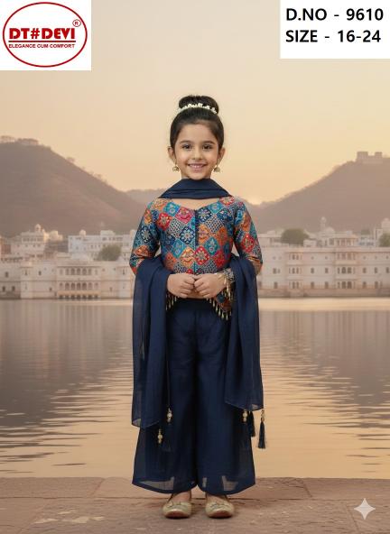 Dt Devi Aryaa 9610 catalog kids wear wholesale near me