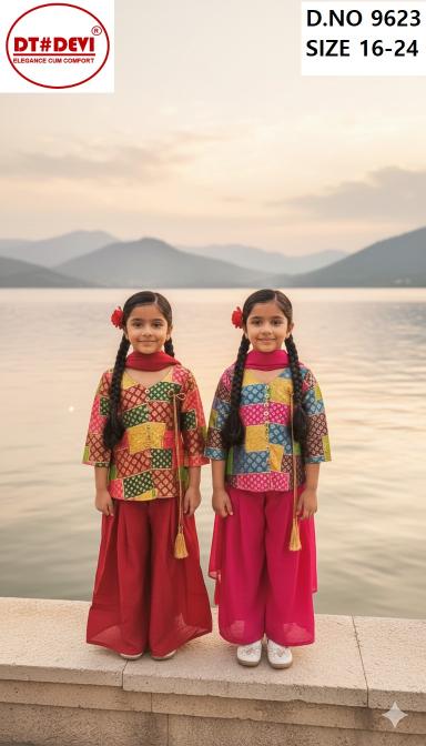 Dt Devi Aryaa vol 2 9623 catalog ethnic wear kids wholesale