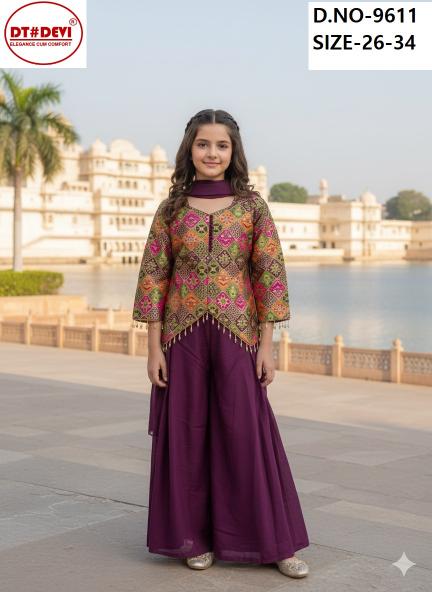 Dt Devi Aryaa vol 2 9611 catalog kids wear wholesale