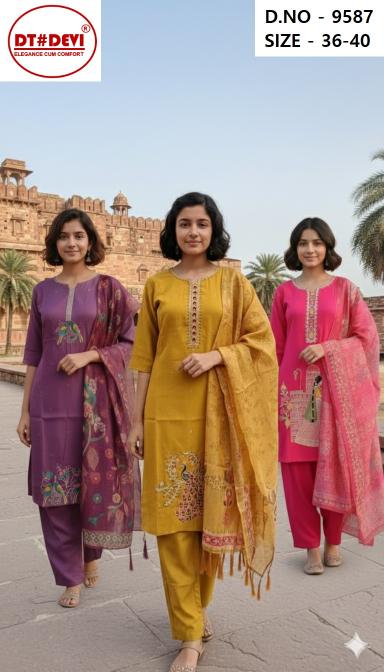 Dt Devi Dulhan 9587 catalog kids wear wholesalers in surat
