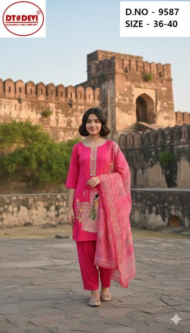 Dt Devi Dulhan 9587 catalog kids wear wholesalers in surat