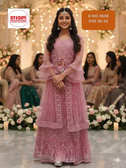 Dt Devi Mannika 3638 catalog wholesale kids wear in coimbatore