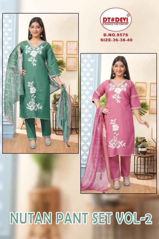 Dt Devi Nutan vol 2 9576 Catalog clothes wholesale kids wear