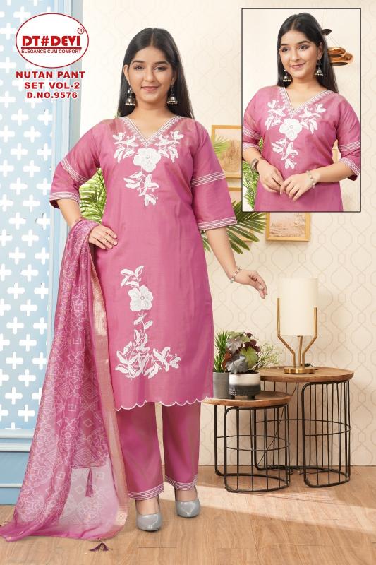 Dt Devi Nutan vol 2 9576 Catalog clothes wholesale kids wear