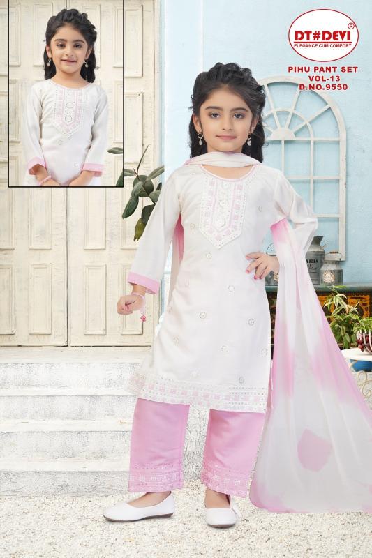 Dt Devi Pihu vol 13 9550 Catalog kids wear wholesale price