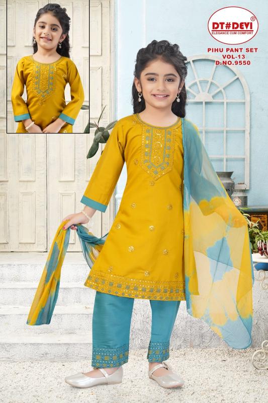 Dt Devi Pihu vol 13 9550 Catalog kids wear wholesale price