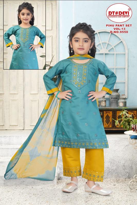 Dt Devi Pihu vol 13 9550 Catalog kids wear wholesale price