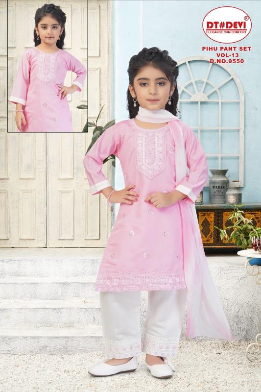 Dt Devi Pihu vol 13 9550 Catalog kids wear wholesale price