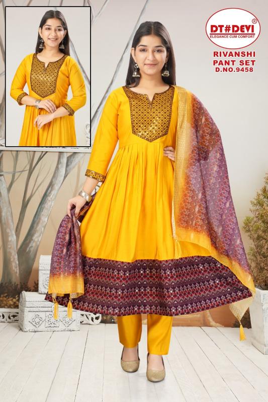 Dt Devi Rivanshi 9458 catalog kids wear wholesalers in tirupur