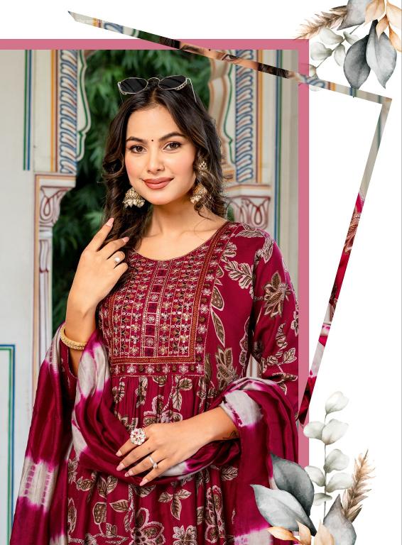 Erraha Amayra Vol-3 – Umbrella Style Kurti Pant With Dupatta - Wholesale Catalog