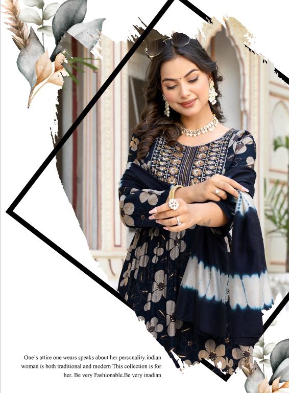 Erraha Amayra Vol-3 – Umbrella Style Kurti Pant With Dupatta - Wholesale Catalog