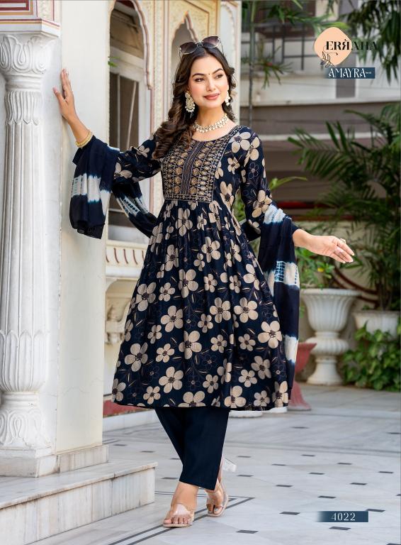 Erraha Amayra Vol-3 – Umbrella Style Kurti Pant With Dupatta - Wholesale Catalog