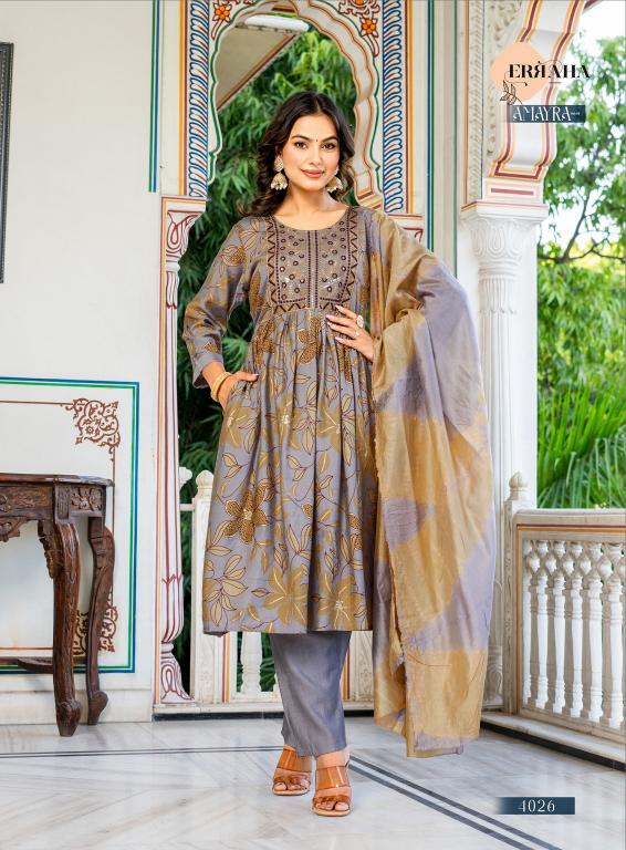 Erraha Amayra Vol-3 – Umbrella Style Kurti Pant With Dupatta - Wholesale Catalog