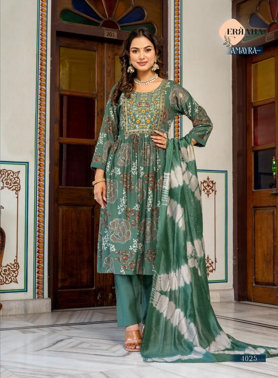 Erraha Amayra Vol-3 – Umbrella Style Kurti Pant With Dupatta - Wholesale Catalog