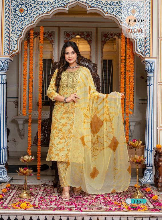 Erraha Pallavi Vol-4 – Kurti Pant With Dupatta - Wholesale Catalog