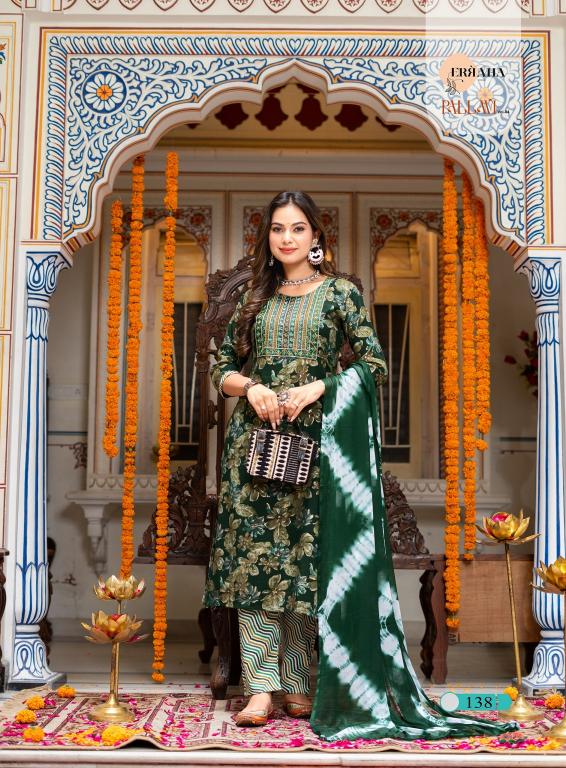 Erraha Pallavi Vol-4 – Kurti Pant With Dupatta - Wholesale Catalog