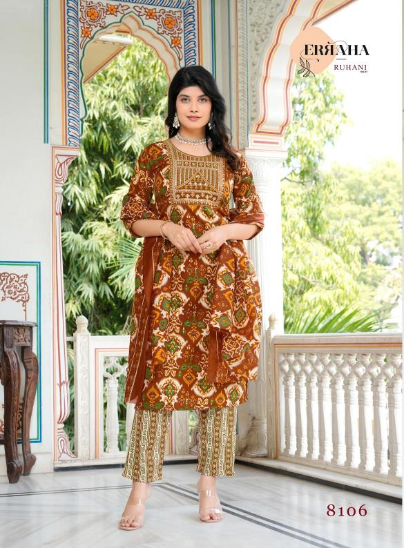 Erraha Ruhani Vol-1 – Kurti Pant With Dupatta - Wholesale Catalog