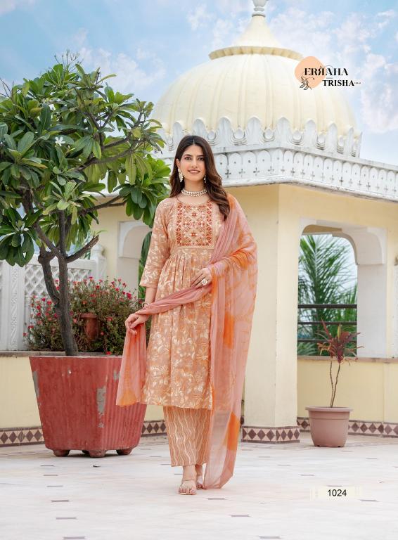 Erraha Trisha Vol-3 – Umbrella Style Kurti Pant With Dupatta - Wholesale Catalog