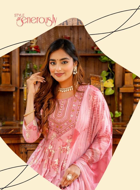 Erraha Trisha Vol-3 – Umbrella Style Kurti Pant With Dupatta - Wholesale Catalog