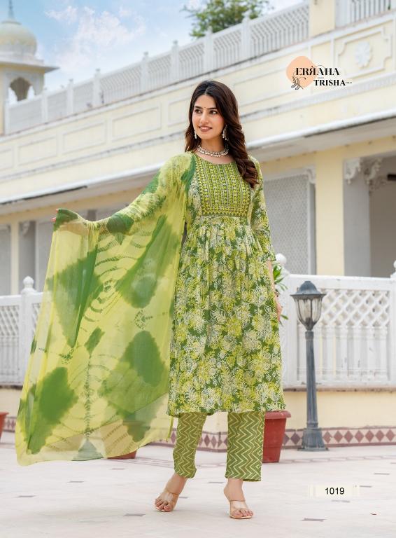 Erraha Trisha Vol-3 – Umbrella Style Kurti Pant With Dupatta - Wholesale Catalog