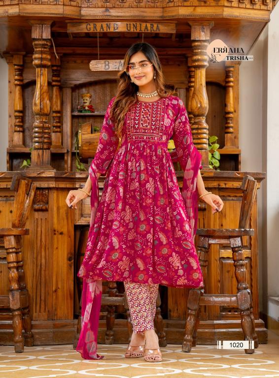 Erraha Trisha Vol-3 – Umbrella Style Kurti Pant With Dupatta - Wholesale Catalog