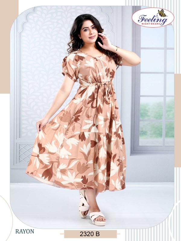 Feeling 2320 A to F catalog wholesale anarkali kurtis in mumbai