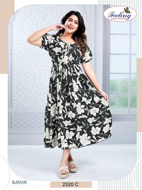 Feeling 2320 A to F catalog wholesale anarkali kurtis in mumbai