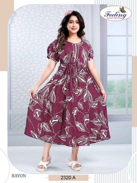 Feeling 2320 A to F catalog wholesale anarkali kurtis in mumbai