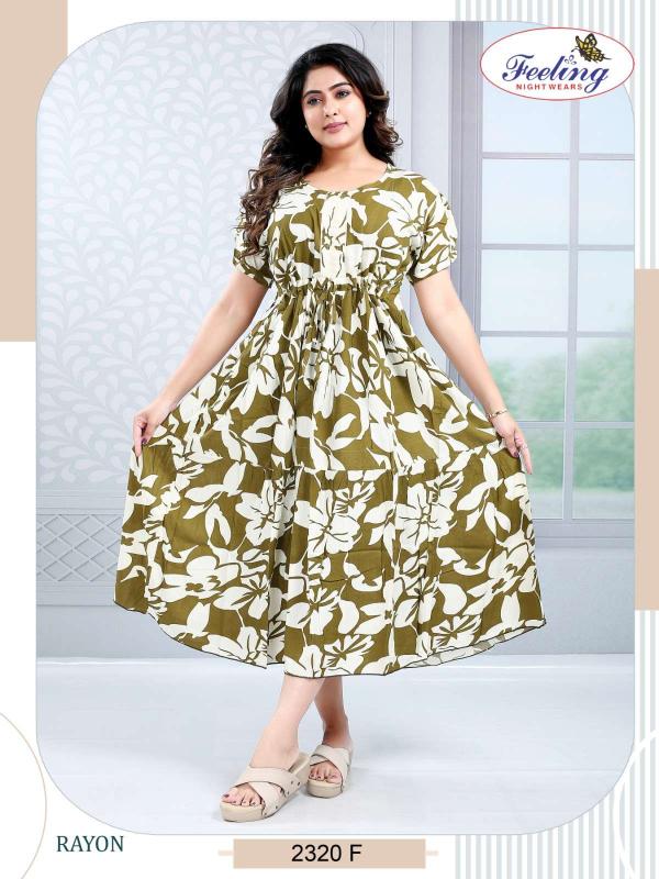 Feeling 2320 A to F catalog wholesale anarkali kurtis in mumbai