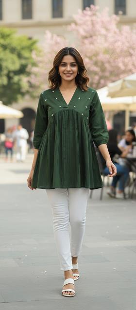 Felocity Cotton vol 25 catalog short top kurti