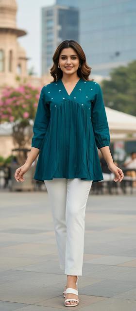 Felocity Cotton vol 25 catalog short top kurti