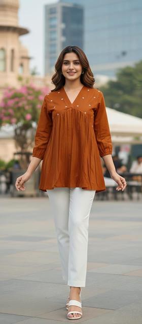 Felocity Cotton vol 25 catalog short top kurti