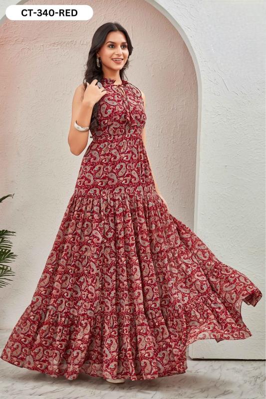 Felocity georgette 340 catalog new market kurti wholesaler