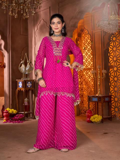 Felocity Georgette vol 1 catalog wholesale kurti with plazo