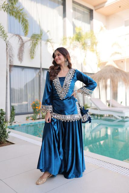 Felocity LW 9307 catalog mirror work kurtis wholesale