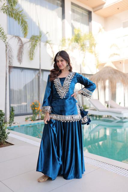 Felocity LW 9307 catalog mirror work kurtis wholesale