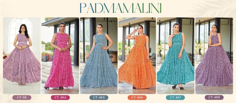 Felocity Padmamalini catalog kurtis long wholesale 