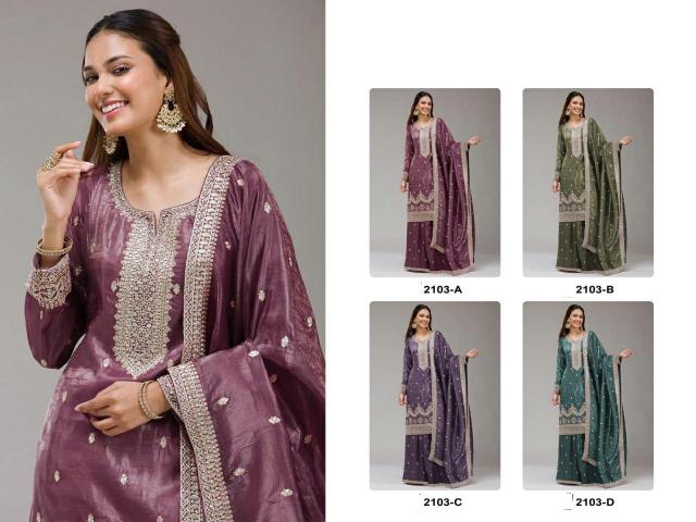 Felocity Palak hit catalog unstitched kurti material wholesale
