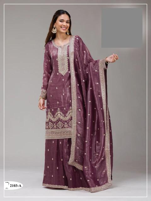 Felocity Palak hit catalog unstitched kurti material wholesale