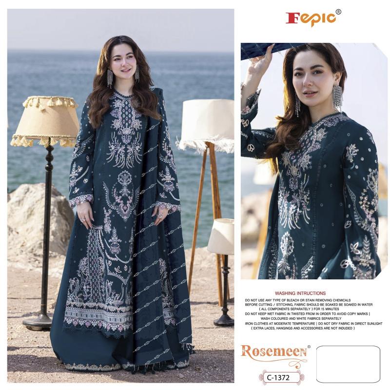 Fepic Rosemeen 1372 catalog pakistani unstitched suits wholesale