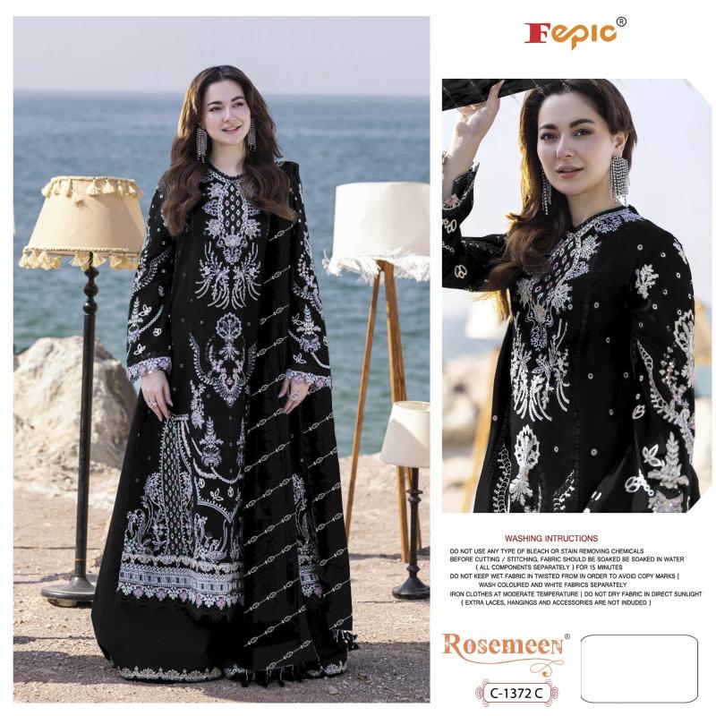 Fepic Rosemeen 1372 catalog pakistani unstitched suits wholesale